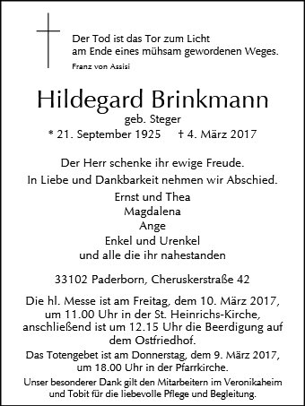 Hildegard Brinkmann