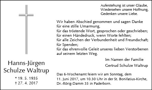 Hanns-Jürgen Schulze Waltrup