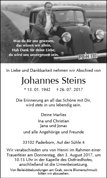 Johannes Steins