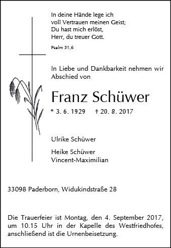 Franz Schüwer
