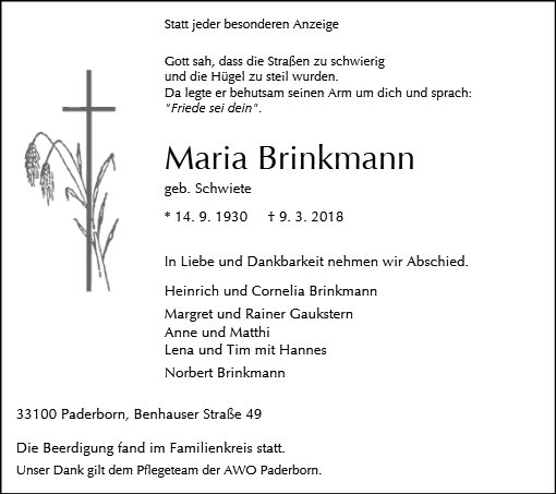 Maria Brinkmann