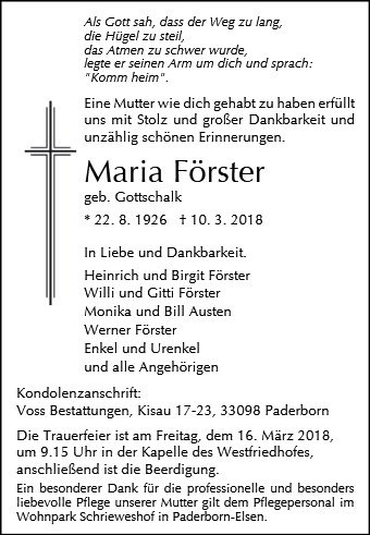 Maria Förster