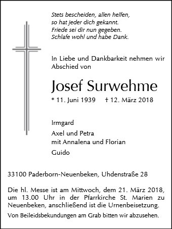 Josef Surwehme