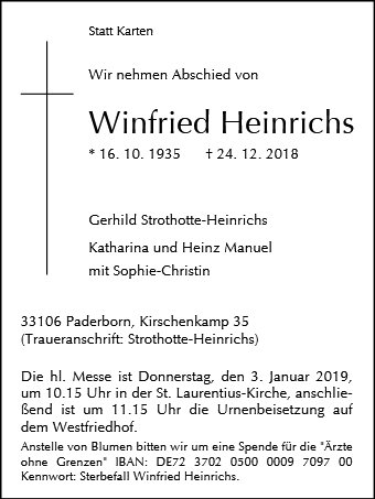 Winfried Heinrichs