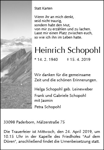 Heinrich Schopohl