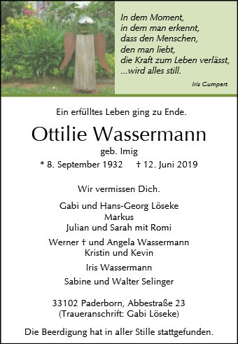 Ottilie Wassermann