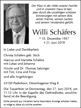 Wilhelm Schäfers