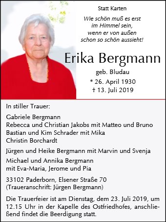 Erika Bergmann