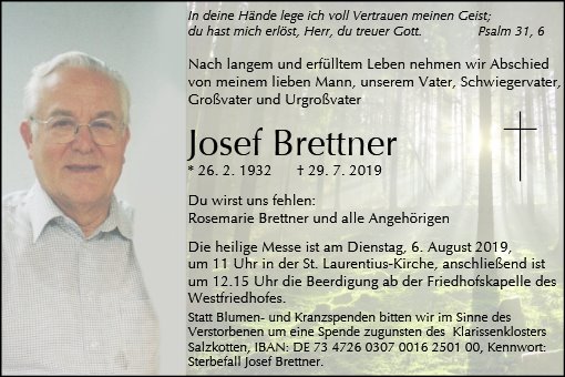Josef Brettner