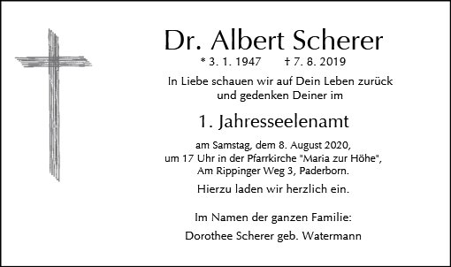 Albert Franz Scherer