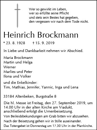 Heinrich Brockmann