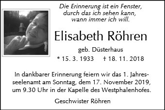 Elisabeth Röhren