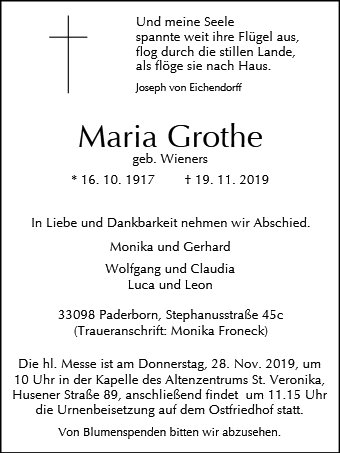 Maria Grothe