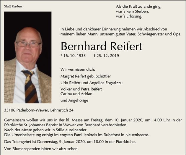Bernhard Reifert