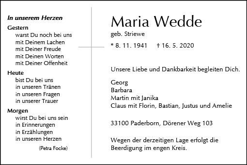 Maria Wedde