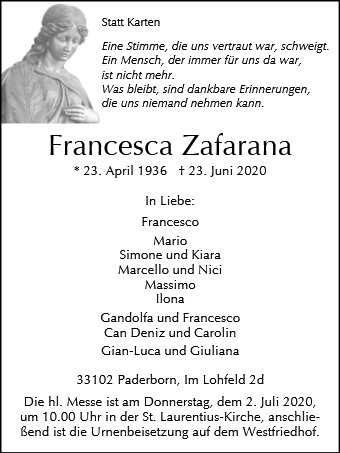 Francesca Zafarana