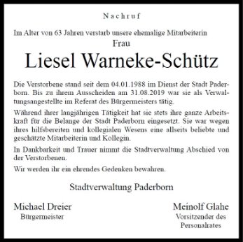 Liesel Warneke-Schütz