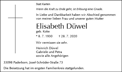 Elisabeth Düwel