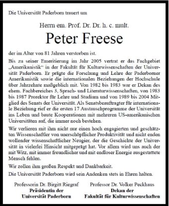 Peter Freese
