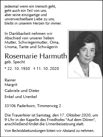 Rosemarie Harmuth