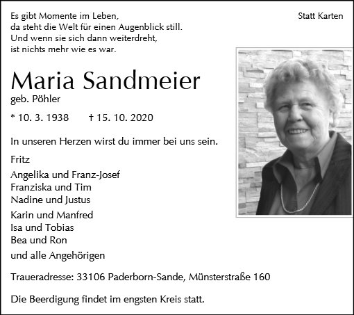 Maria Sandmeier