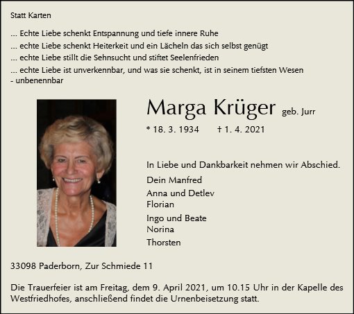 Marga Krüger