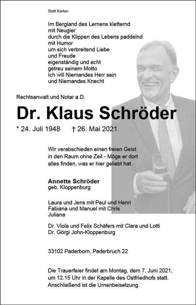 Klaus Schröder