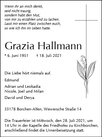 Grazia Hallmann