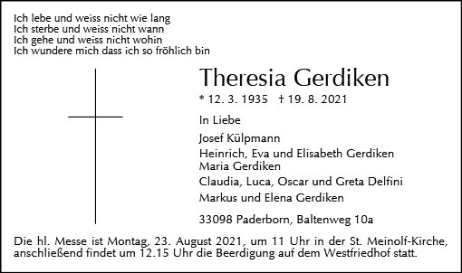 Theresia Gerdiken