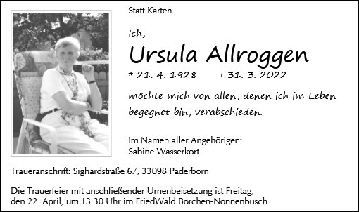 Ursula Allroggen