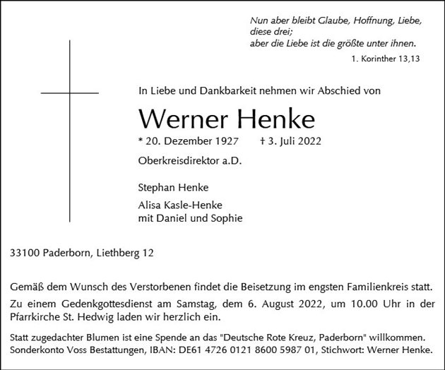 Werner Henke