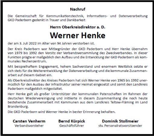 Werner Henke