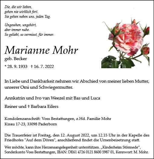 Marianne Mohr