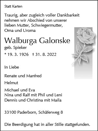 Walburga Galonske