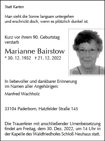 Marianne Bairstow