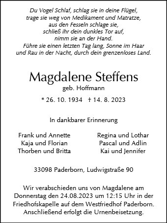 Magdalene Steffens