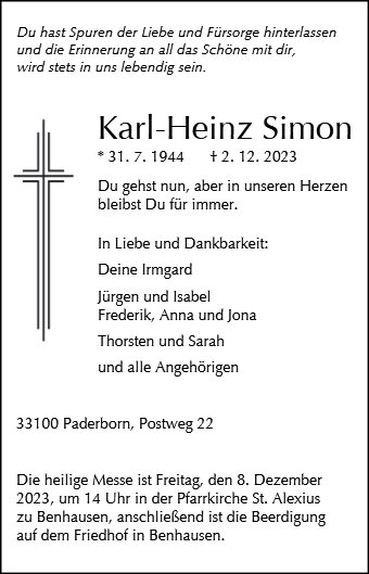 Karl Heinz Simon