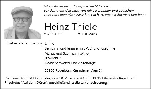 Heinz Thiele