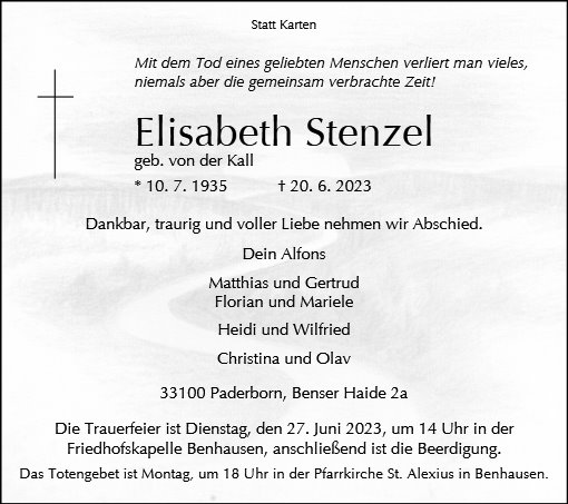 Elisabeth Stenzel