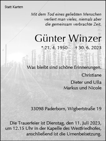 Günter Winzer