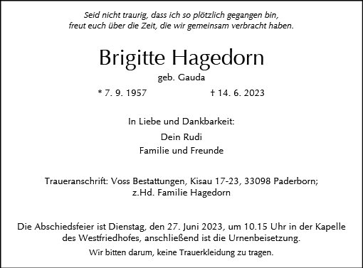 Brigitte Hagedorn