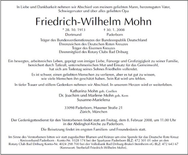 Friedrich-Wilhelm Mohn