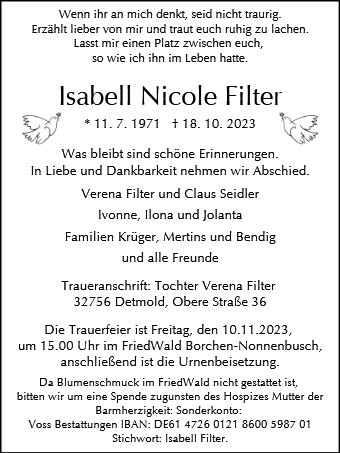 Isabell Filter