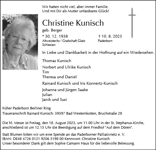 Christine Kunisch