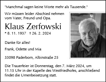 Klaus Zerfowski