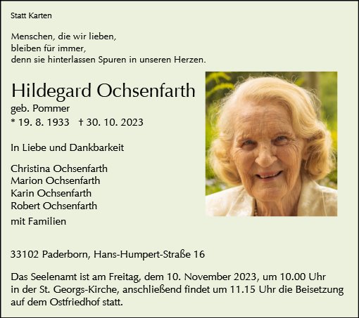 Hildegard Ochsenfarth