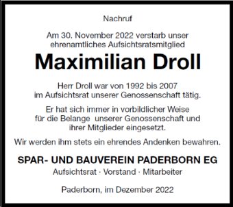 Maximilian Droll