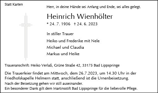 Heinrich Wienhölter
