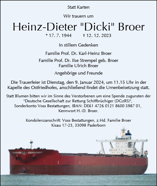 Heinz Dieter Broer