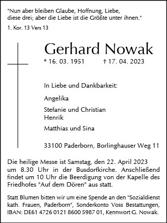 Gerhard Nowak